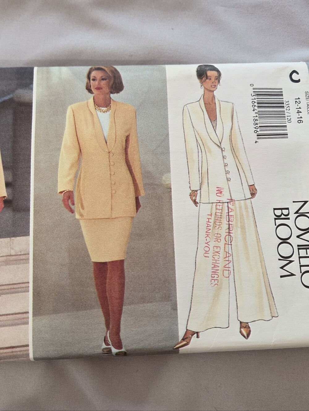 Butterick Noviello Bloom 3352 Sewing Pattern